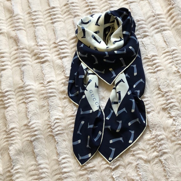 Authentic Gucci Silk Scarf - Picture 2 of 6